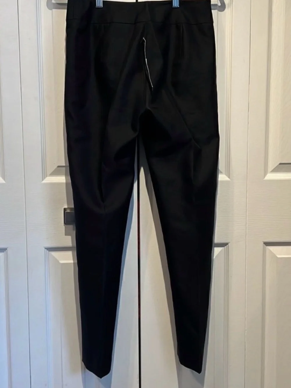 Ross Mayer Black Wool/Silk Blend‎ Cigarette Style Lined Pants Size 2 - Picture 5 of 9